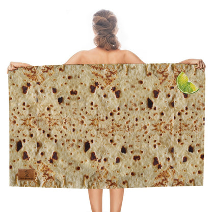 Tortilla & Lime Print Beach Towel