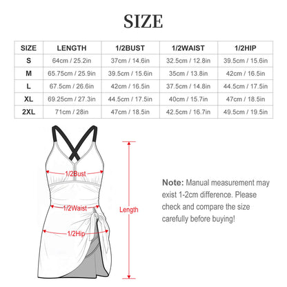 Southern Belle Patchwork Hem Tie One-piece Swimsuit
