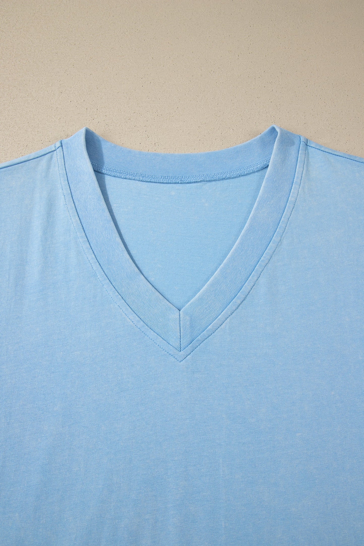 Mineral Wash V-Neck Tee & Skort Set