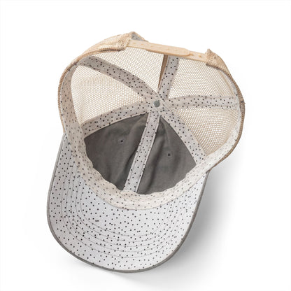 Women's Washed Mesh-Back Cap Embroidered Brand