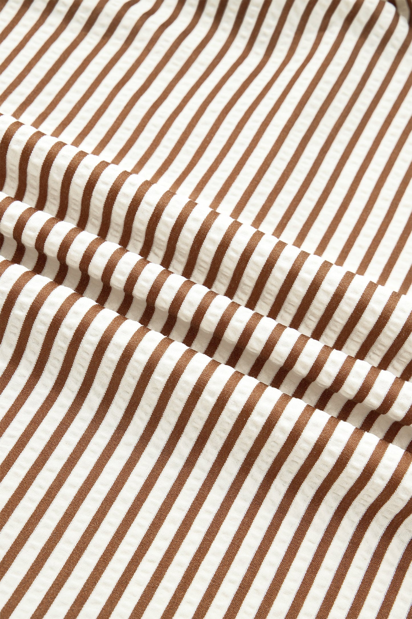 Plus Size Stripe Flutter Sleeve V-Neck Maxi Dress
