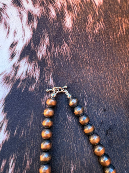 The Barlow Copper Pearl Necklace | 21.5 inch