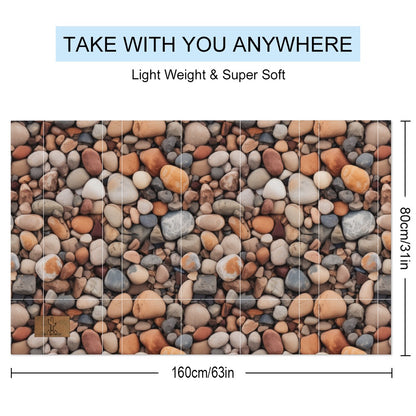 Light River Stone Beach Towel