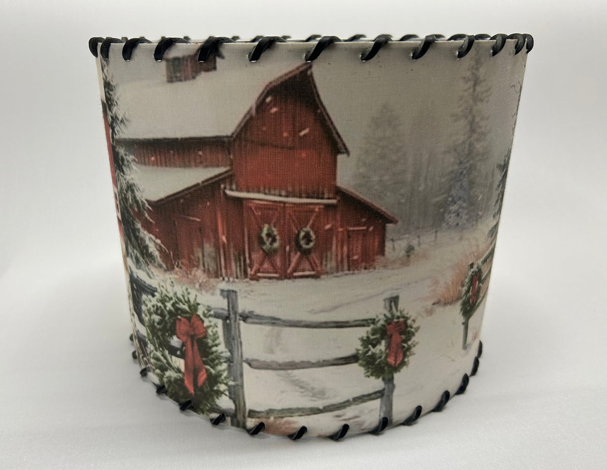 Old Red Truck Lampshade