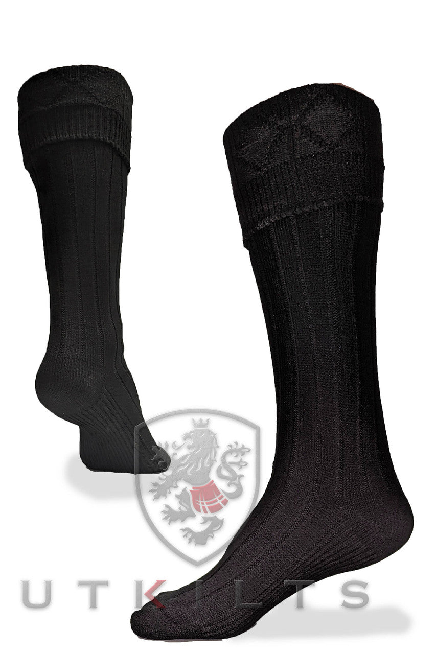 Kilt Hose – Heritage, Black