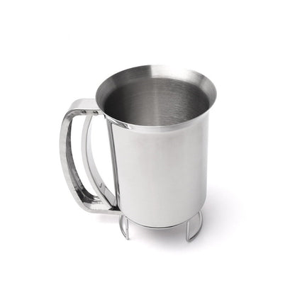 Handheld Stainless Steel Batter Dispenser 900ml Cupcake Batter Funnel Mixing Batter Separator (No FDA)