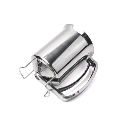 Handheld Stainless Steel Batter Dispenser 900ml Cupcake Batter Funnel Mixing Batter Separator (No FDA)