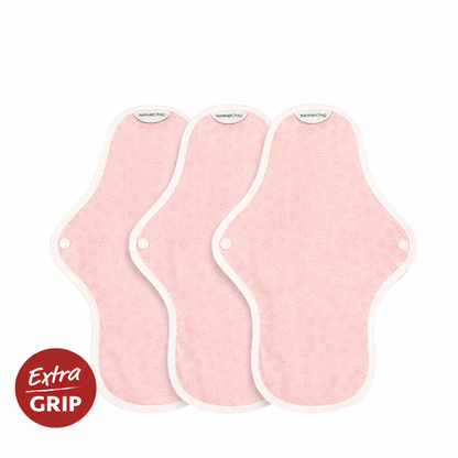 Organic Reusable Cotton Period Pads - 3 Medium Pads