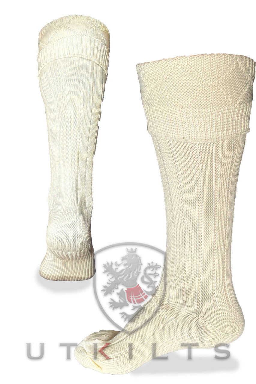 Kilt Hose – Heritage, Cream