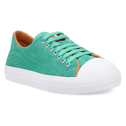 Dingo Campus - Women's Suede Leather Sneakers
