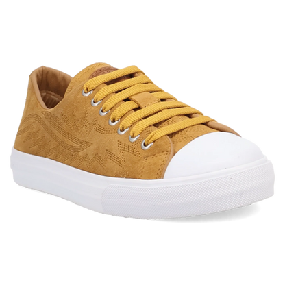 Dingo Campus - Women's Suede Leather Sneakers