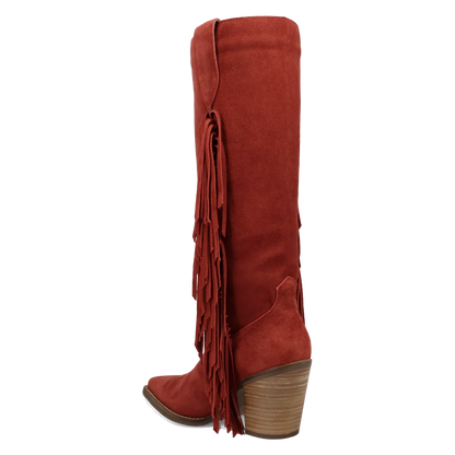 Dingo Twister - Women's Suede Leather Cowgirl Boots