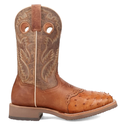 Dan Post Martel - Men's Ostrich Skin Leather Cowboy Boots