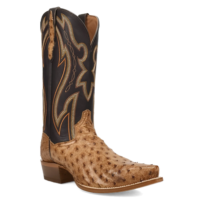 Dan Post Grit - Men's Ostrich Leather Cowboy Boots