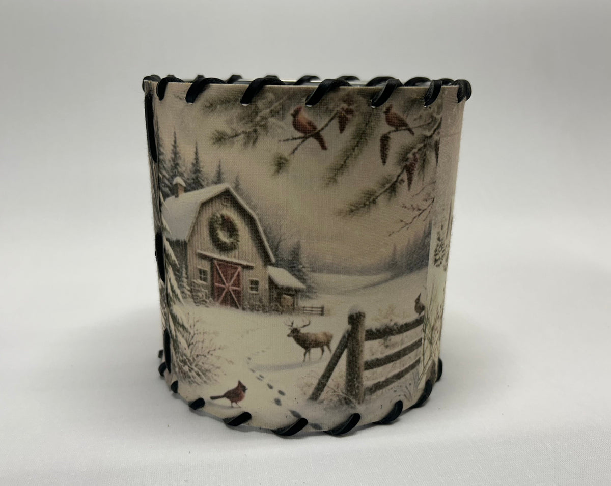 Winter Visitors Lampshade