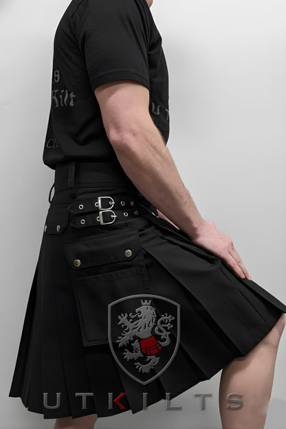 Utility Kilt – GlenTorin, Black