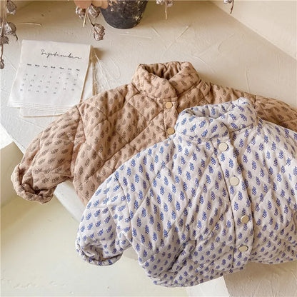 Printed Padded Quilted Jacket