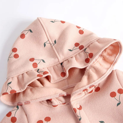 Hooded Cherry Jumpsuit