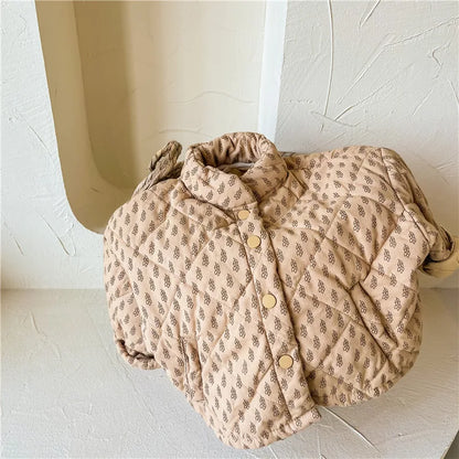 Printed Padded Quilted Jacket
