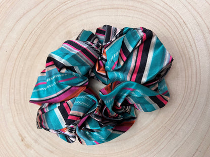 Running Away Western Scrunchie — Sterling Kreek Vibrant Color Hair Statement