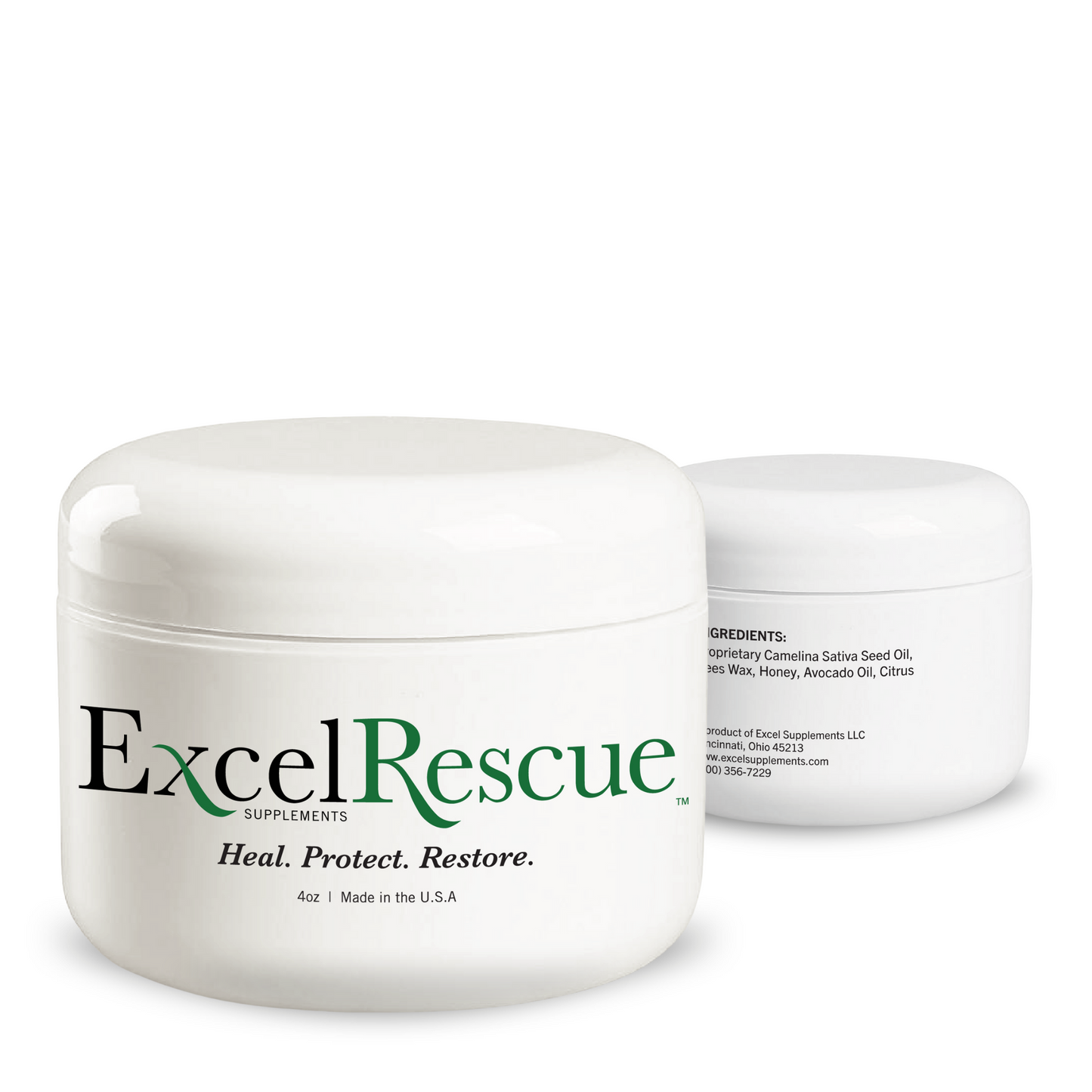 ExcelRescue Healing Wound Salve (Safe for all animal & human use.)