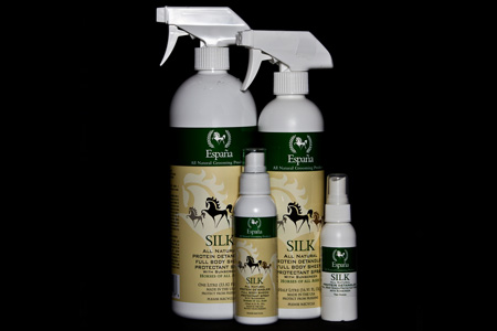 SILK Natural Protein Detangler/Full Body Sheen/Protectant Spray with Sunscreen - Horse