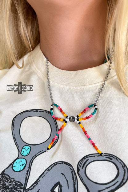 Bandera Bow Necklace