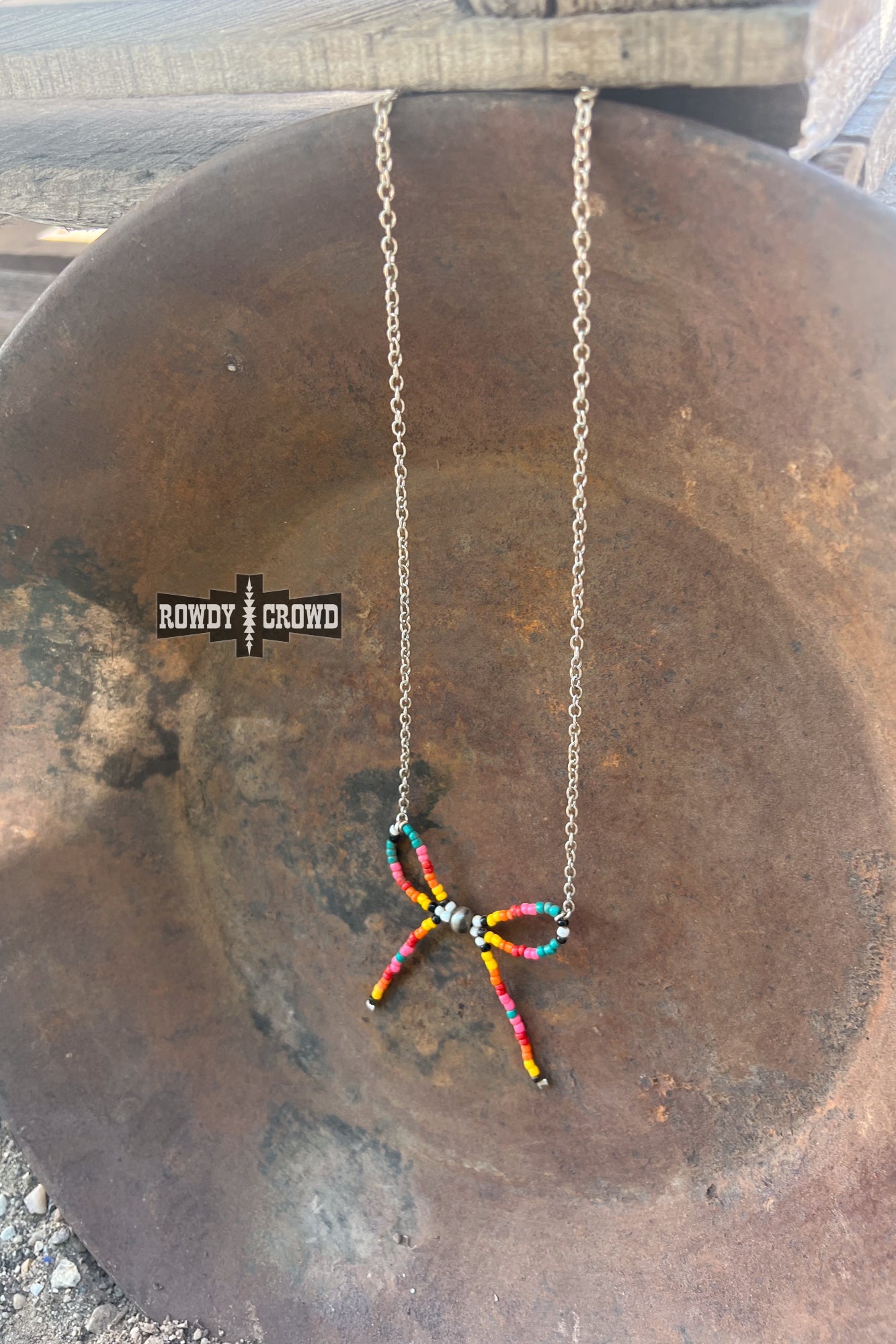 Bandera Bow Necklace