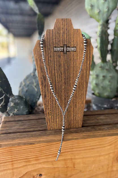 Lariat Pearls Necklace