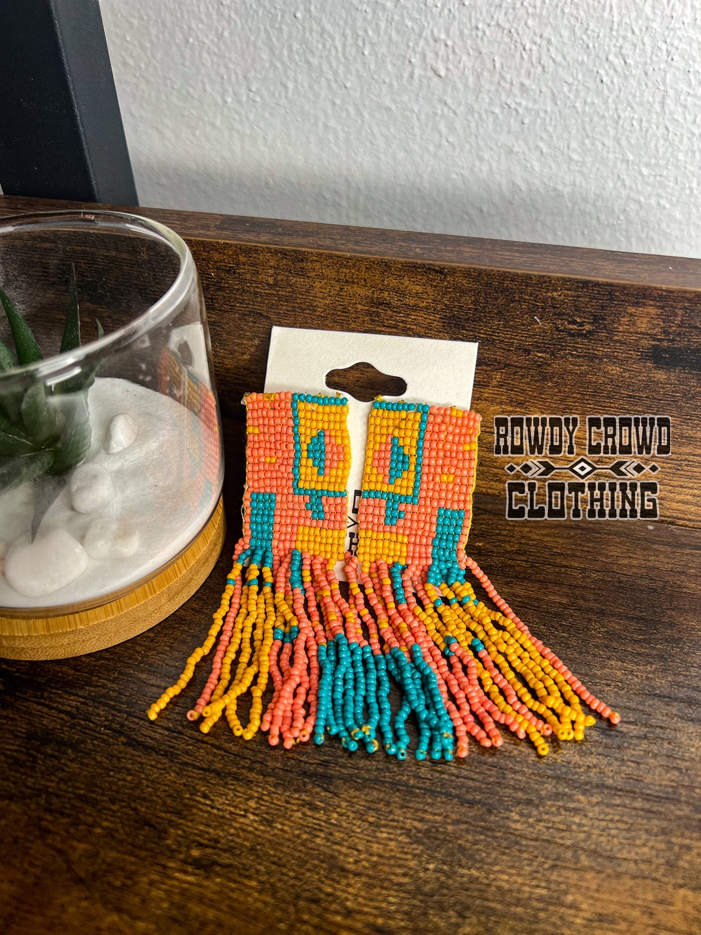 Western Accessories, Western Jewelry, Earrings for Women, Southwestern Jewelry, Western Jewelry Wholesale, Cowgirl Jewelry, Western Wholesale, Wholesale Accessories, Wholesale Jewelry, beaded earrings, beaded dangle earrings, western boho earrings,