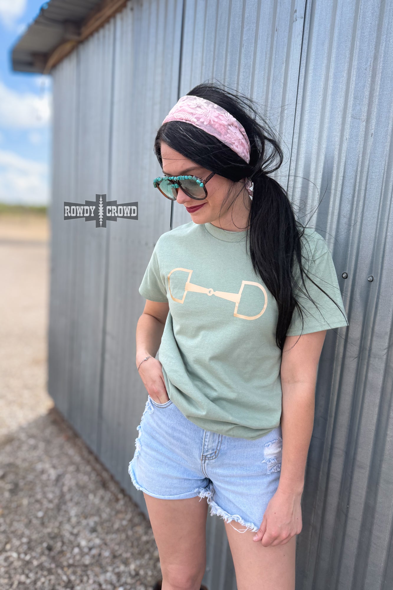 Metallic Bit Tee