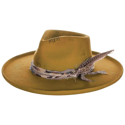 Justin Jolene - Women's Wide Brim Fedora Hat (Closeout)