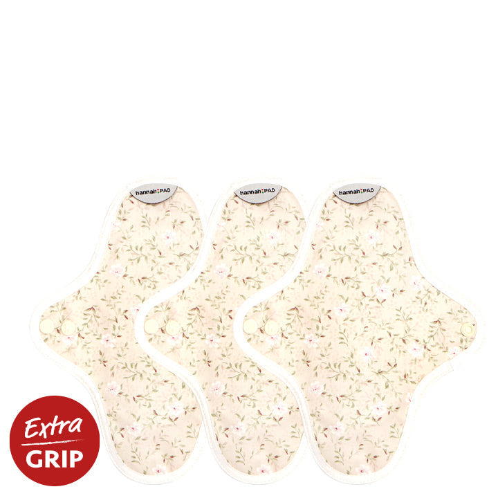 Organic Reusable Cotton Period Pads - 3 Pantyliners
