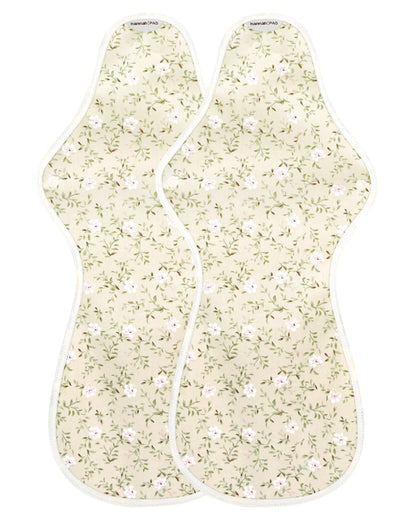 Organic Reusable Cotton Period Pads - 2 Super Ultra Pads