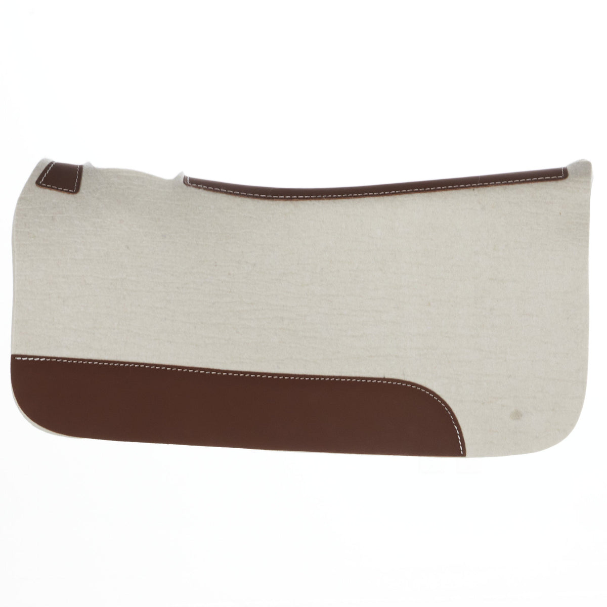 MT34030WFP Natural 3 4in 28x30 Felt Barrel Saddle Pad