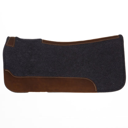 MTSFP Grey 1 In 32x32 Felt Contour Saddle Pad