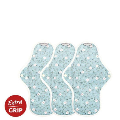 Organic Reusable Cotton Period Pads - 3 Medium Pads