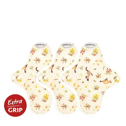 Organic Reusable Cotton Period Pads - 3 Pantyliners