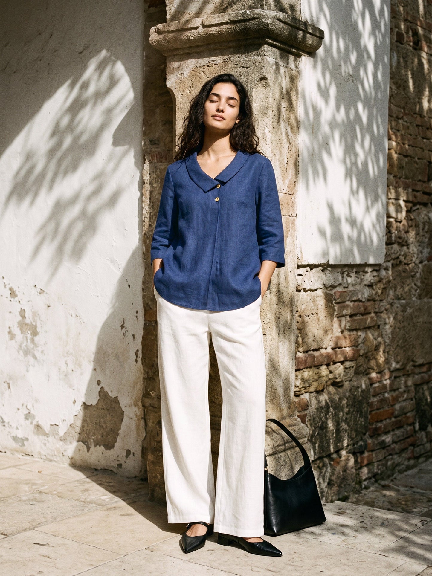 100% Linen Classic Pants LYON