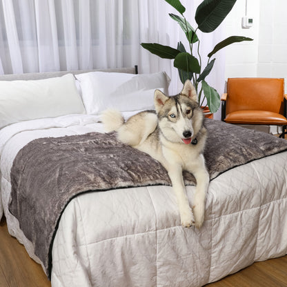 PupProtector™ Luxe Waterproof Bed Runner - Ultra Soft Chinchilla