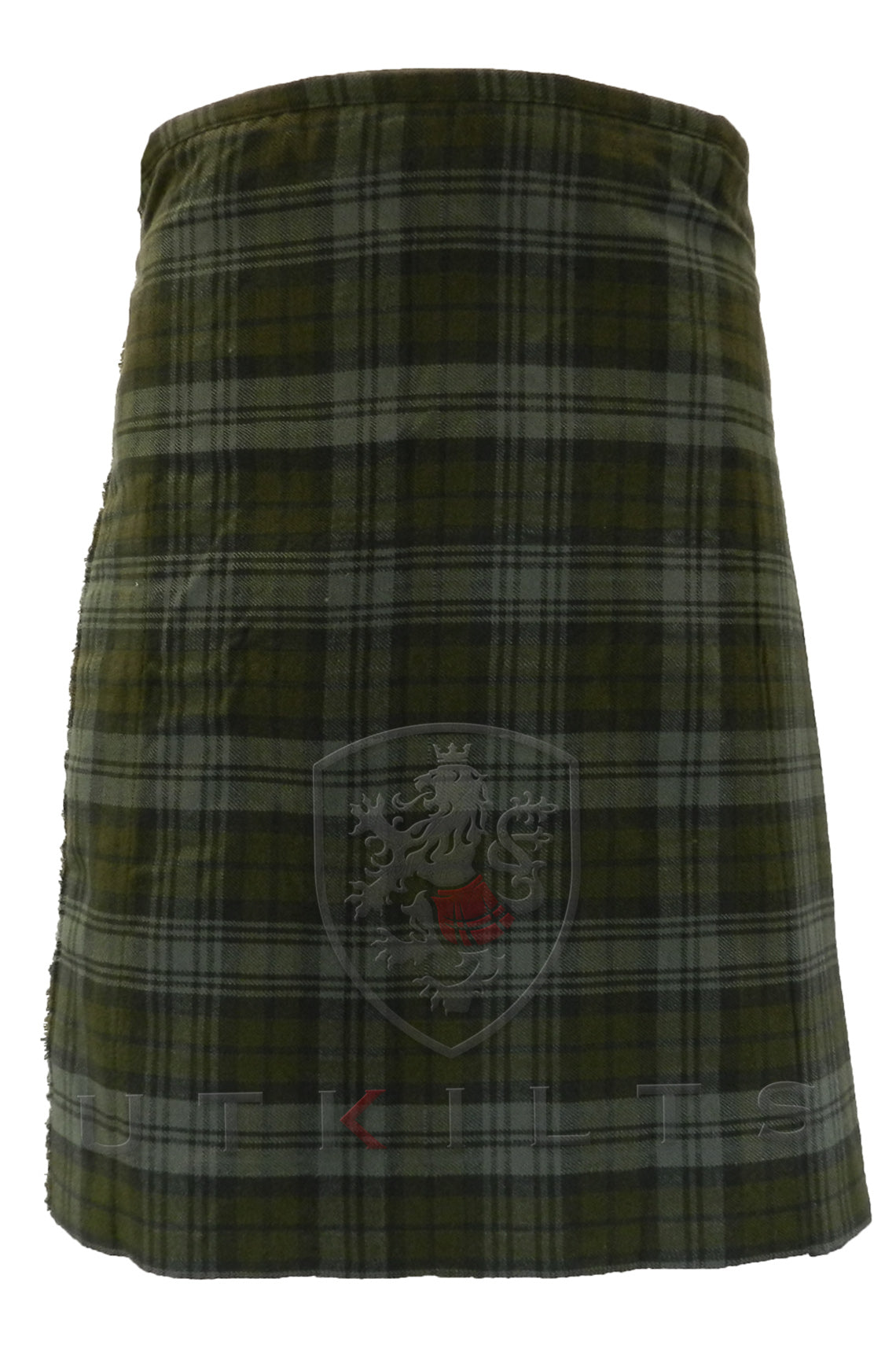 Traditional Kilt – Premium 6–8 Yard Wool, Black Watch Weathered