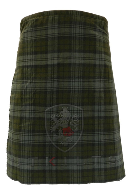 Traditional Kilt – Premium 6–8 Yard Wool, Black Watch Weathered