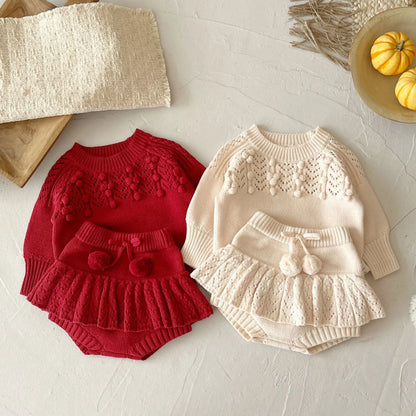 Elegant Knitted Sweater Outfit