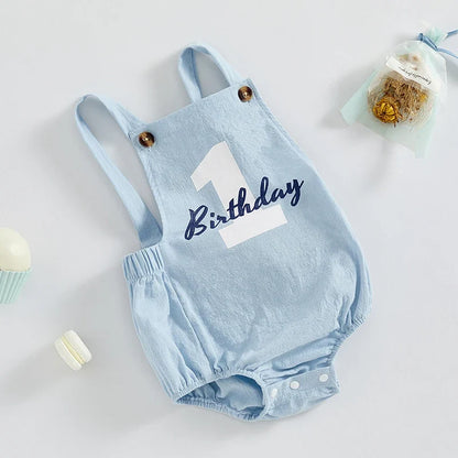 Newborn 1st Birthday Party Romper