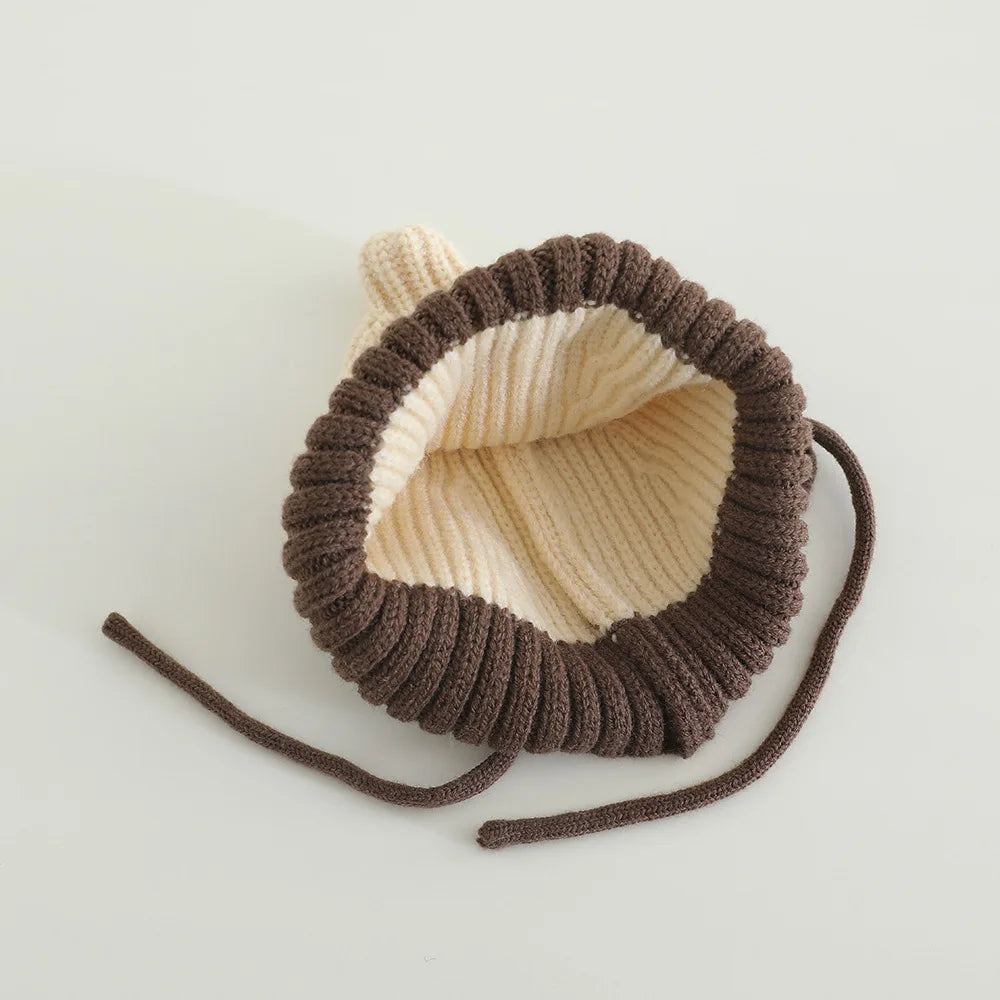 Knitted Swan Beanie Hat