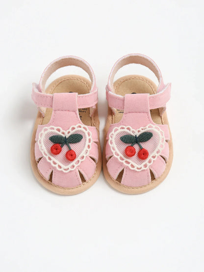 Cherry Heart Sandals