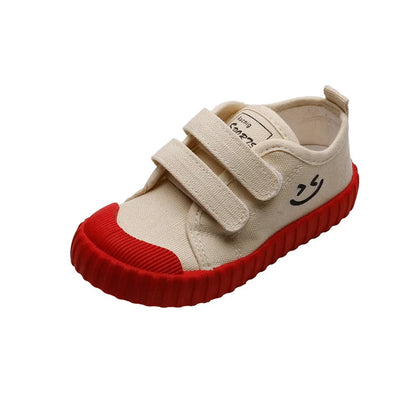 Flexible Smiley Face Canvas Shoes