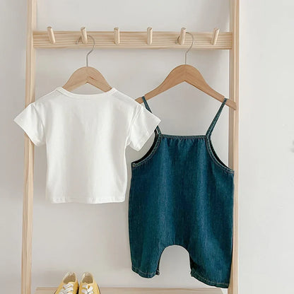 Denim Romper Outfit