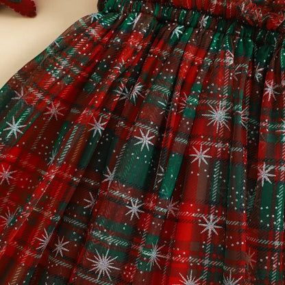 Christmas Layered Tulle Dress