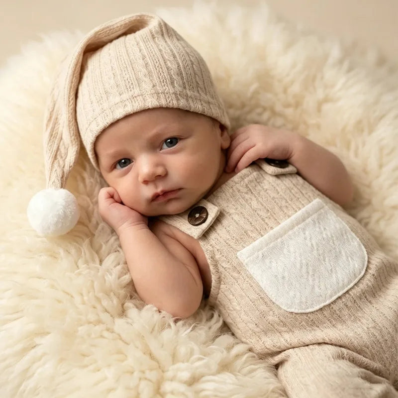Knitted Newborn Photography Set